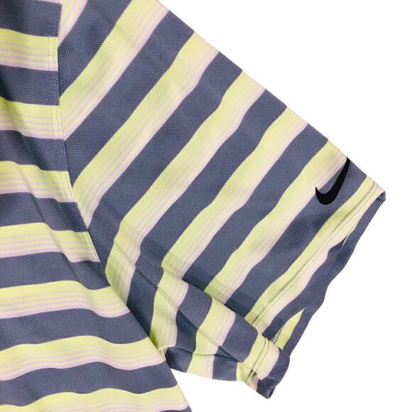 Nike Golf Tour Performance DRI-FIT Men’s Gray Green Polo Shirt Sz XL - Picture 3 of 9